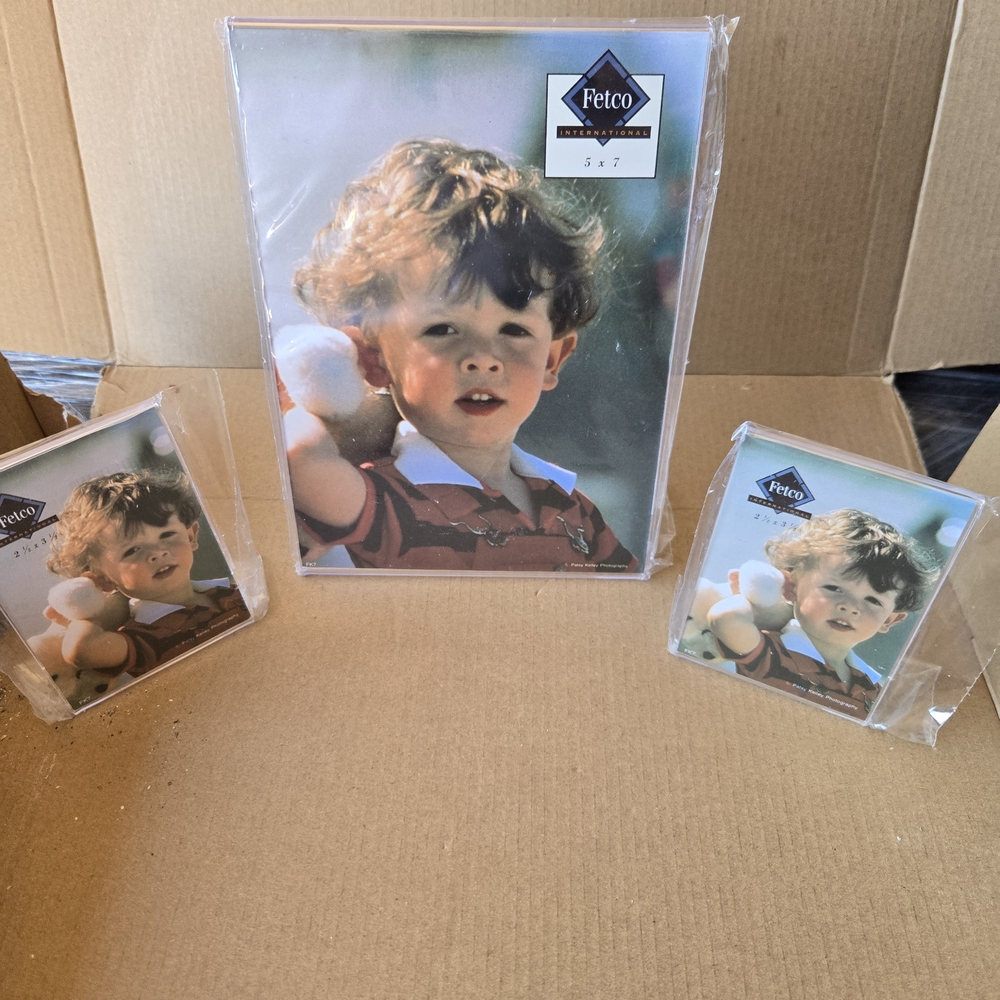 Fetco Home Accents Clear Picture Frame Trio